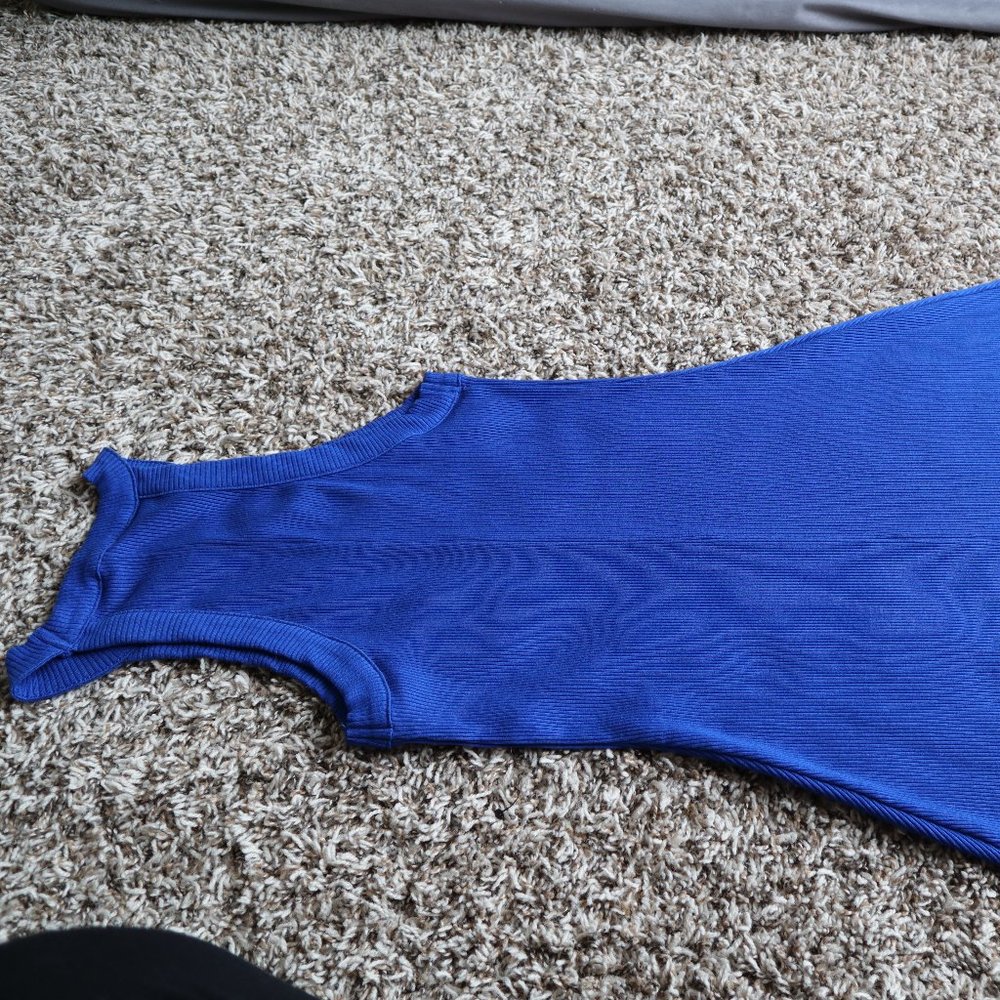 EXPRESS Women Summer Blue Dress Size XS - Picture 9 of 14